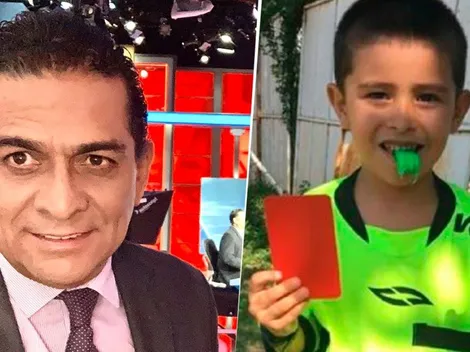 Su lado más tierno: Ramos Rizo sorprendió a un niño que aspira ser árbitro