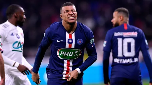 Foto de Mbappe, jugador de Paris Saint Germain.