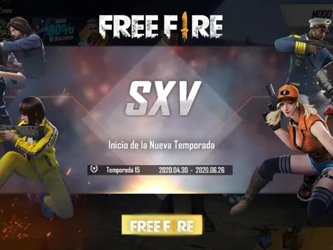 Fechas y cambios para la Temporada Clasificatoria XV de Free Fire