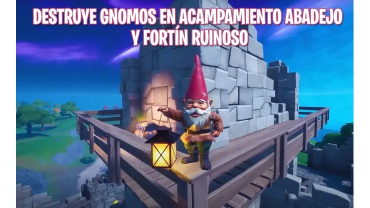 Donde están los gnomos para destruir en Fortnite - Ubicaciones