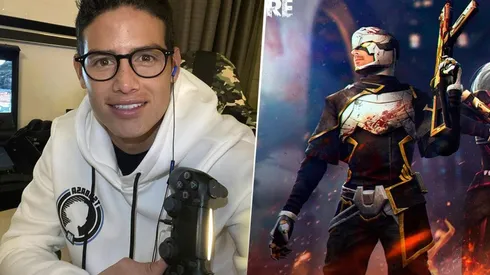James vs. Ospina: los ídolos se enfrentarán en Free Fire por una buena causa