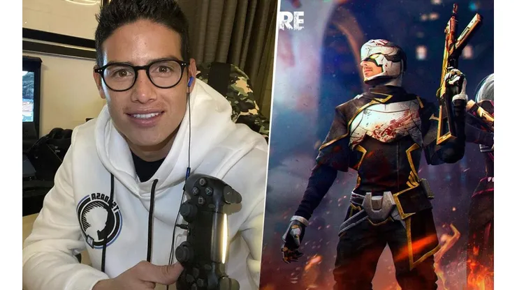 James vs. Ospina: los ídolos se enfrentarán en Free Fire por una buena causa