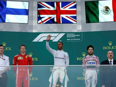 ¡Histórico! Se cumplen dos años del podio de Checo Pérez en Azerbaiyán