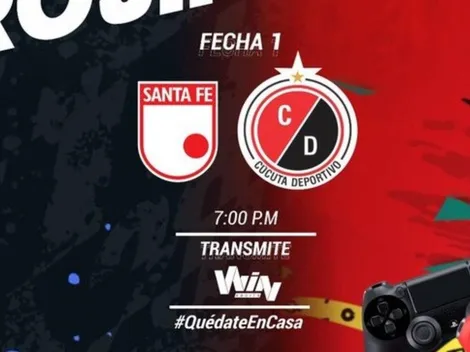 Cómo ver en vivo Independiente Santa Fe vs. Cúcuta por la eLiga Dimayor