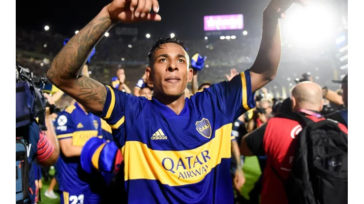 Foto de Sebastián Villa, jugador de Boca.