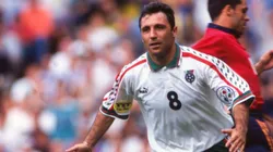 Hristo Stoichkov en la Selección de Bulgaria.