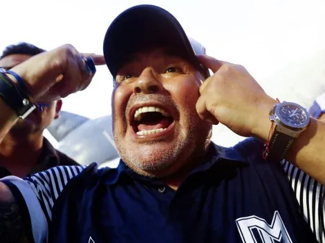 Las primeras palabras de Maradona tras enterarse de la salvación de Gimnasia