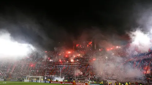Foto del estadio Monumental esa noche.