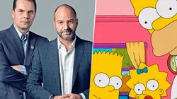 Christian Martinoli y Luis García fueron convertidos en personajes de Los Simpson.