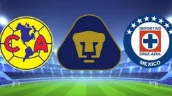 América, Pumas y Cruz Azul pelean el mundial de escudos de Marca