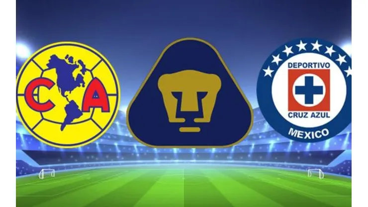 América, Pumas y Cruz Azul pelean el mundial de escudos de Marca