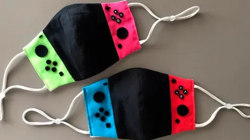 Así lucen los nuevos tapabocas contra el Coronavirus con diseño de Nintendo Switch