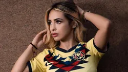 La mejor fanática: Analy Bazán se puso un top del América para entrenar