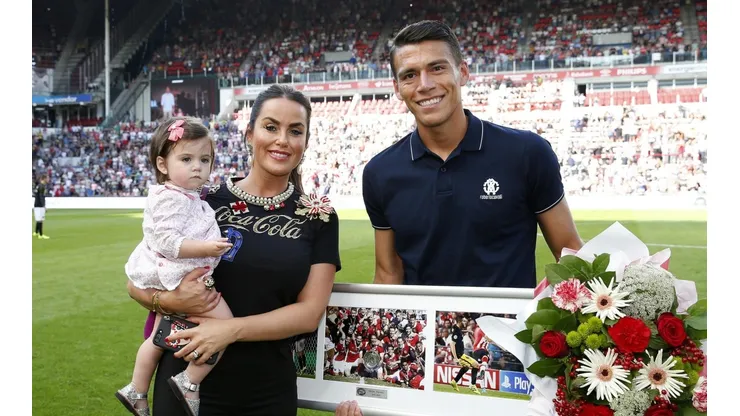 El tierno entrenamiento que realizó Moreno con su hija.