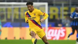 Jean-Clair Todibo durante un partido de Barcelona.