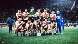 El gran equipo de River Plate en 1986.