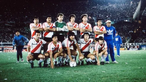 El gran equipo de River Plate en 1986.