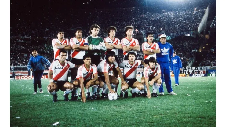 El gran equipo de River Plate en 1986.