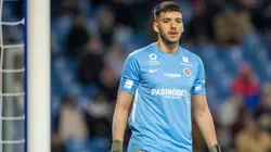 Gerónimo Rulli en el arco de Montpellier.