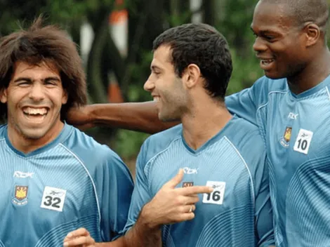 La reacción de Mascherano a una vieja foto suya con Tevez