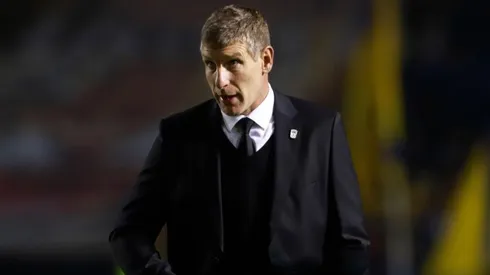Martín Palermo durante su etapa como entrenador de Pachuca.
