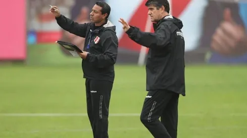 Solano es asistente de Gareca y DT de menores.