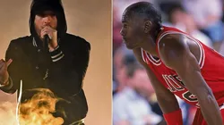 Eminem retó a Jordan, pero Michael no lo tomó bien