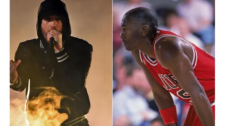 Eminem retó a Jordan, pero Michael no lo tomó bien