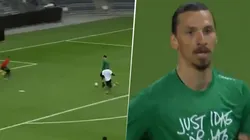 Lo necesitábamos: Ibrahimovic metió un gol en un amistoso que jugó en Suecia