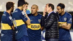 Foto de los jugadores de Boca en ese partido.