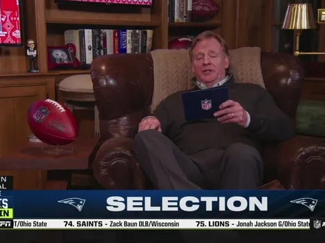 ¡Casi se duerme! Los memes no perdonaron al comisionado de la NFL