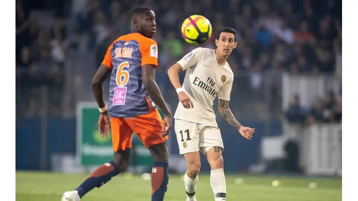 Foto de Sambia y Di María.