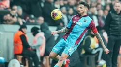 José Sosa con la camiseta de Trabzonspor.