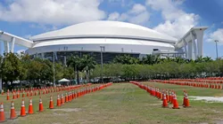 Marlins Park COVID-19 testing center 3/24/2020