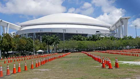 Marlins Park COVID-19 testing center 3/24/2020