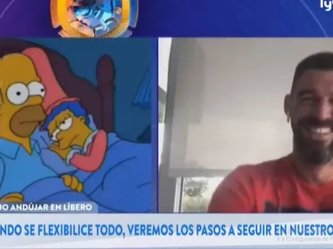 Qué agradable sujeto: Andújar hizo un desafío de los Simpsons ¡y la rompió!