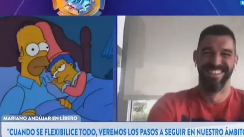 Qué agradable sujeto: Andújar hizo un desafío de los Simpsons ¡y la rompió!