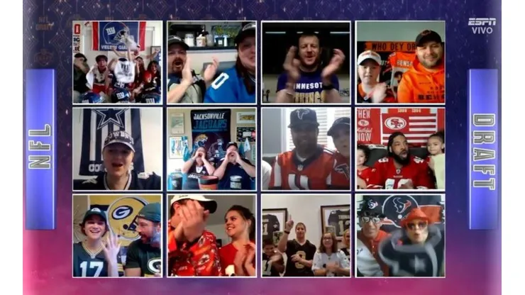Los aficionados se hicieron presentes en el Draft de la NFL