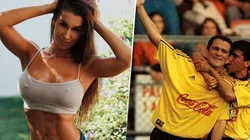 Nika Lazutina, la jóven entrenadora de Carlos Hermosillo.