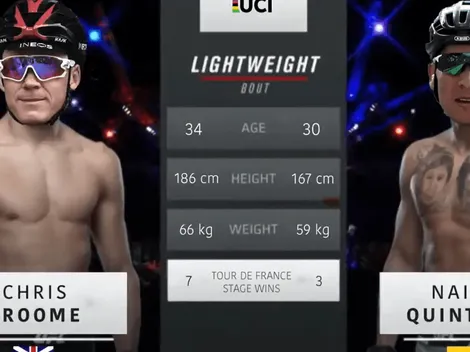 Imperdible: Nairo Quintana y Chris Froome se enfrentan en un ring de la UFC