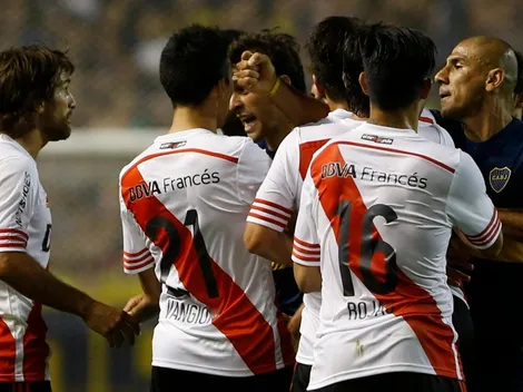 Simeone, sobre Ponzio y Vangioni en la Sudamericana 2014: "Le pegaban a todo"