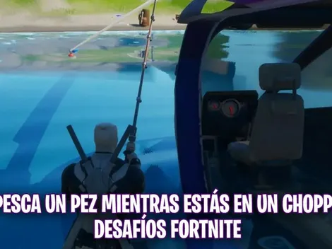 Como pescar un pez mientras estás en un Choppa en Fortnite