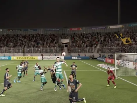 El insólito error que hubo en el partido entre Santos y Pumas por la eLiga MX