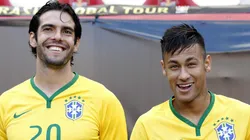 Neymar subió una foto especial para saludar a Kaka por su cumpleaños: "Mira a tu novia como yo lo miro a él"