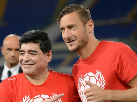 Totti: "Crearon el balón porque sabían que existiría Maradona"