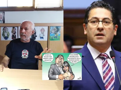 Carlín denunció amenazas por su caricatura y Heresi le respondió: "Que te revienten a golpes"