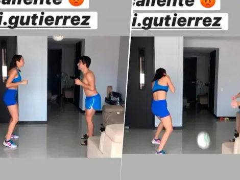 Video: el control de pelota entre Mati Pisano y Evi Gutiérrez que salió muy mal
