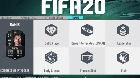 ¡Insólito! Descubren un jugador con todos los rasgos posibles en el FIFA 20