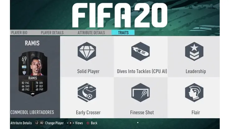 ¡Insólito! Descubren un jugador con todos los rasgos posibles en el FIFA 20