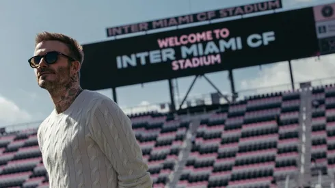Beckham, en el Lockhart Stadium.